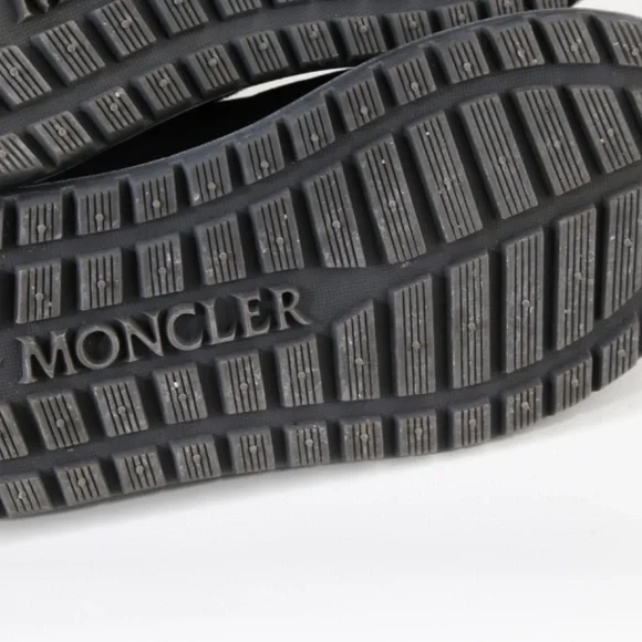 Moncler Hermosa Shearling Suede Quilted Ankle Boots Black 38.5 Woman's - Picture 15 of 16